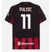 AC Milan Christian Pulisic #11 Hjemmedrakt 2025-26 Kortermet